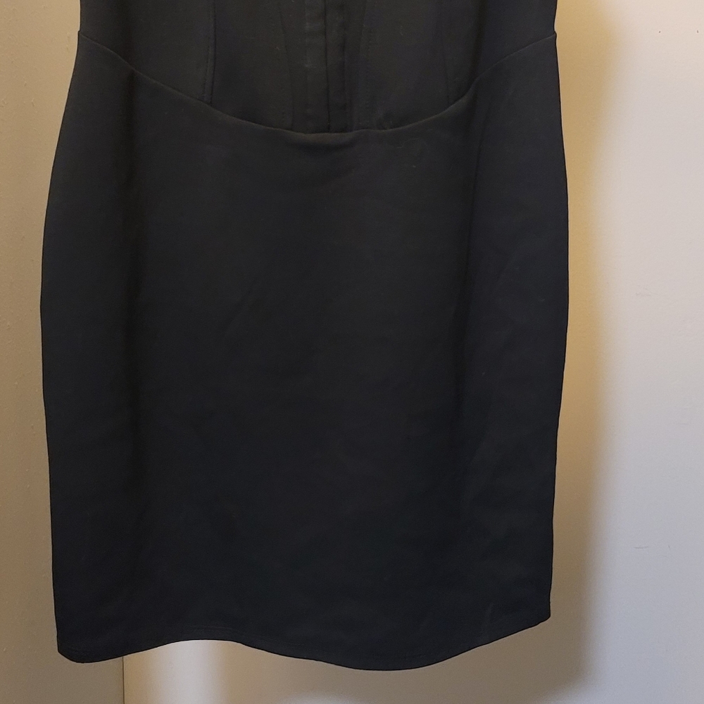 NWT Wild Fable Black Corset Mini Dress - Picture 3 of 4